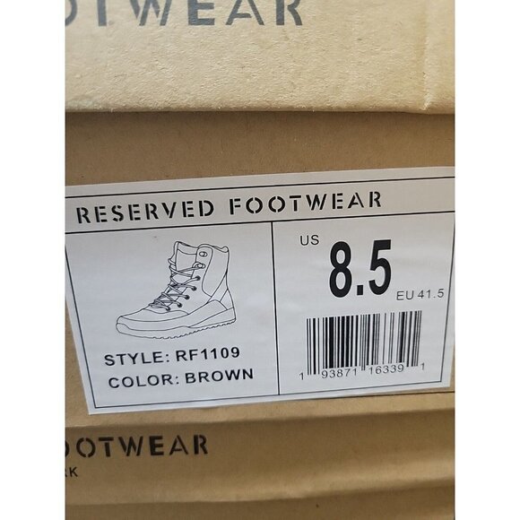 RESERVED Footwear RF1109 Men's. Size 8.5. New With Tags $118 - Picture 12 of 12
